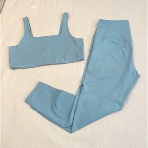 Girlfriend Collective Matching Set in Sky